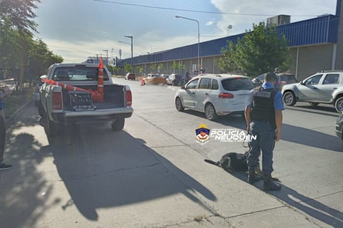 Personal Policial secuestró droga y notificó a dos jóvenes por presunta infracción a la Ley de Estupefacientes