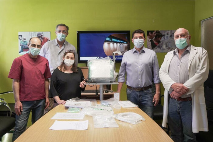 Koopmann entregó un respirador neonatal de última tecnología para el Castro Rendón