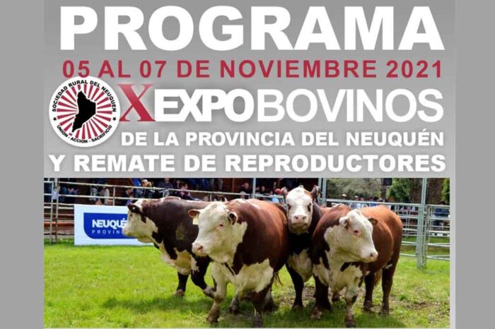 La provincia acompañará la 10° Exposición de Bovinos de Neuquén en Junín