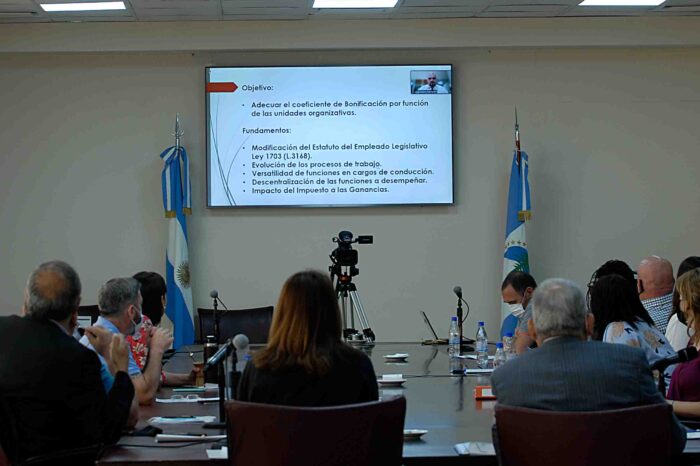 El gremio ANEL y personal de la Legislatura explicaron propuesta de aumento del valor de las bonificaciones para personal jerárquico