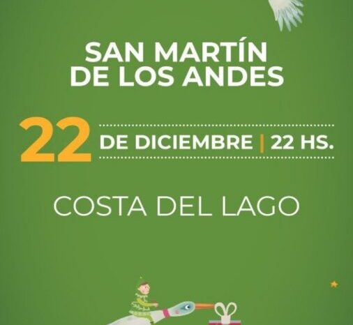 Este miércoles, “Navidad en las estrellas” en la Costanera del Lácar