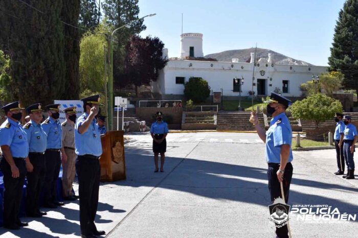 Puesta en cargo al nuevo Director de Seguridad interior de la Policía del Neuquén en Chos Malal