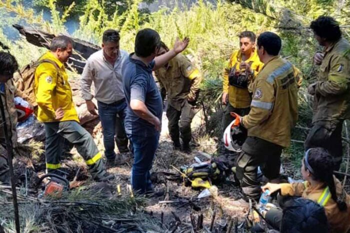 Llegan más brigadistas para combatir el incendio en Quillén