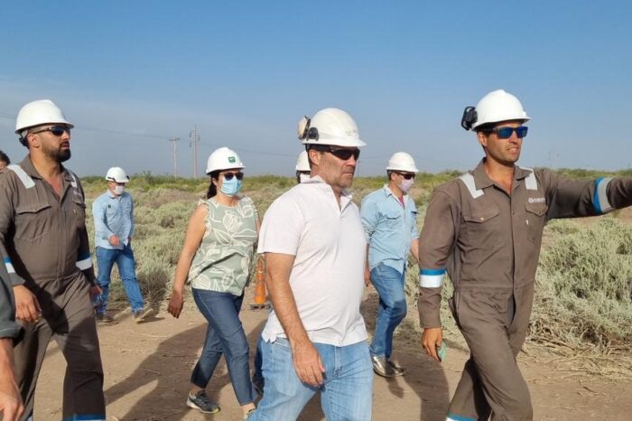 El Secretario de Energía de la Nación recorrió la zona del derrame