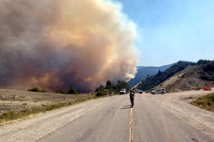 RN40: corte total entre El Foyel y el Acceso al cerro Tronador