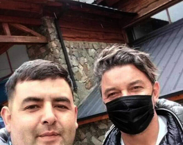 Gallardo llegó a San Martín de los Andes, evaluará la posibilidad de la pre temporada