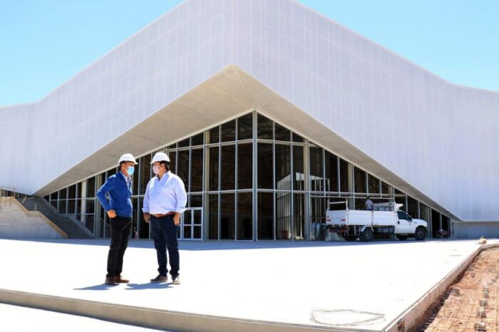 Registra gran avance la obra del Centro de Convenciones de Neuquén