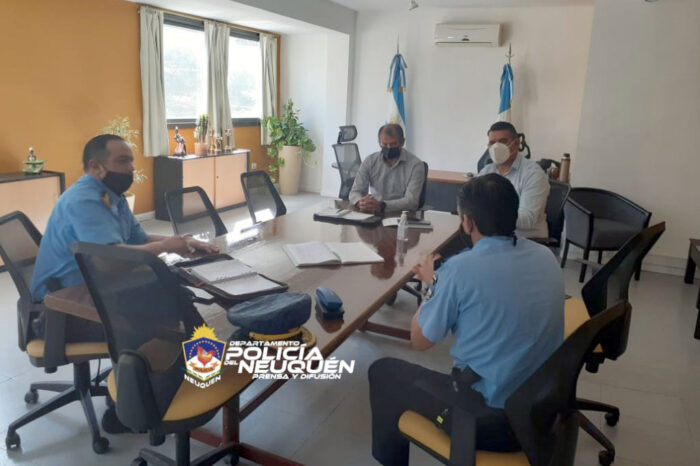D.S.I.C.Có: Importante reunión de trabajo con el Intendente de Plaza Huincul