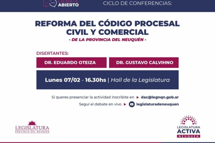 <strong>Koopmann convoca este lunes al inicio del ciclo de exposiciones por la reforma del Código Procesal Civil</strong>
