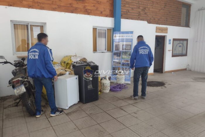San Martín de los Andes: Allanamiento permitió el secuestro de elementos robados