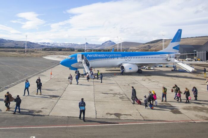 El Aeropuerto de San Martín de los Andes registró 3.856 pasajeros en una semana