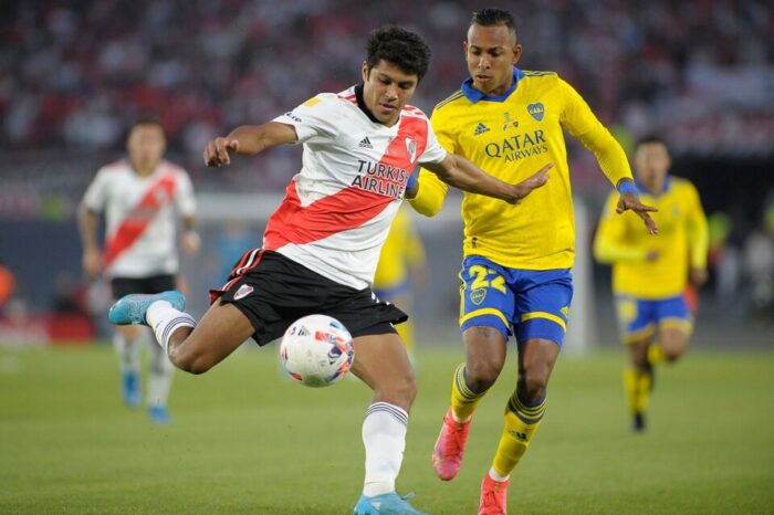Boca derrotó a River 1-0 en el Superclásico 2022