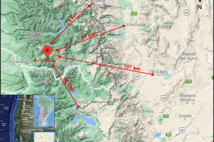 Chile: Se eleva el nivel de "Alerta Técnica" en el Volcán Lonquimay del vecino país