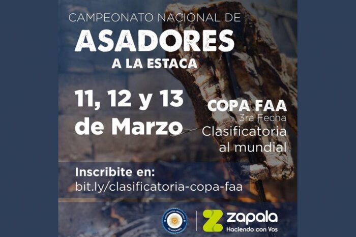 Campeonato nacional de asadores a la estaca&nbsp;en Zapala