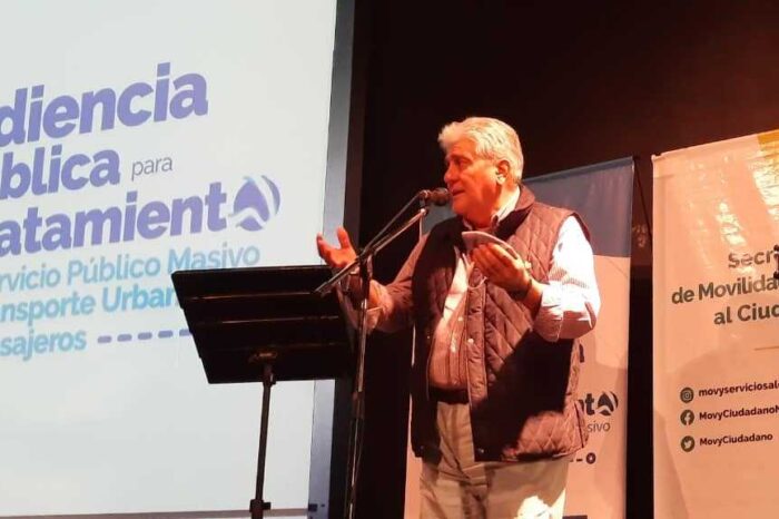 Secretario General Sergio Rodríguez participó de la Audiencia Pública del Sistema de Transporte Público en la capital neuquina