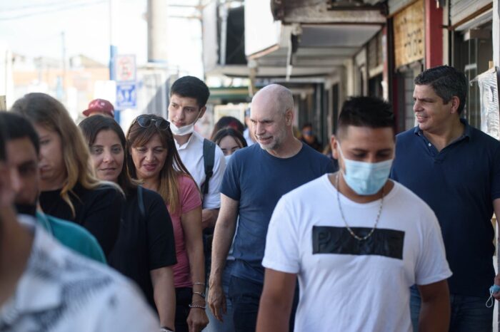 Rodríguez Larreta recorrió Malvinas Argentinas