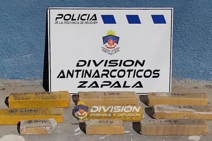 Trasportaba droga huyó y fue demorado