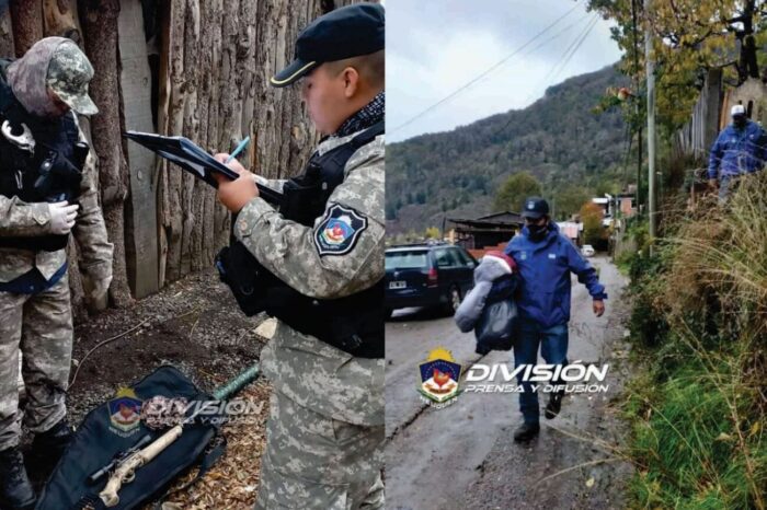 Allanamientos permitieron recuperar bienes presuntamente robados y secuestrar un fusil relacionado a una causa de abigeato