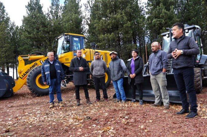 Entregaron maquinaria por más de 25 millones de pesos al Consejo Zonal Pewence