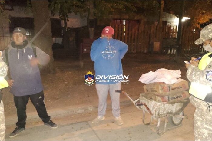 Junín de los Andes: Jóvenes demorados por presunto hurto