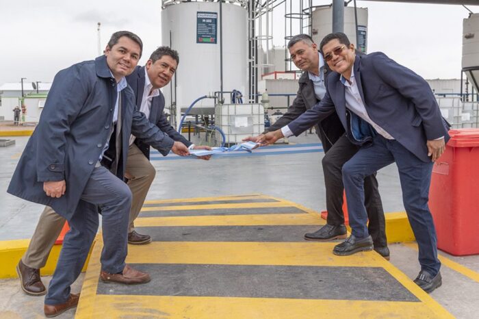 Monteiro participó de la inauguración de la planta de ChampionX