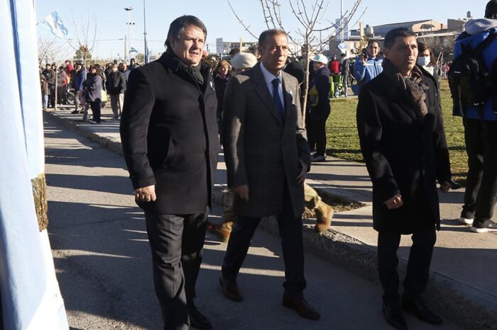 Gutiérrez, Gaido y Koopmann encabezaron los festejos del 25 de Mayo