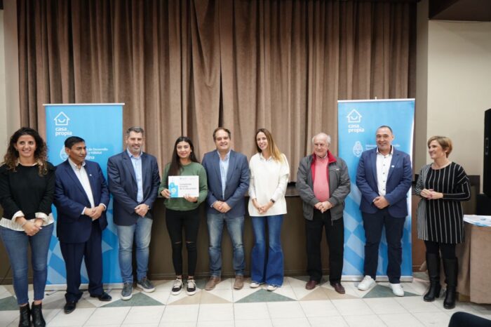 El gobierno nacional entregó créditos Procrear en Neuquén