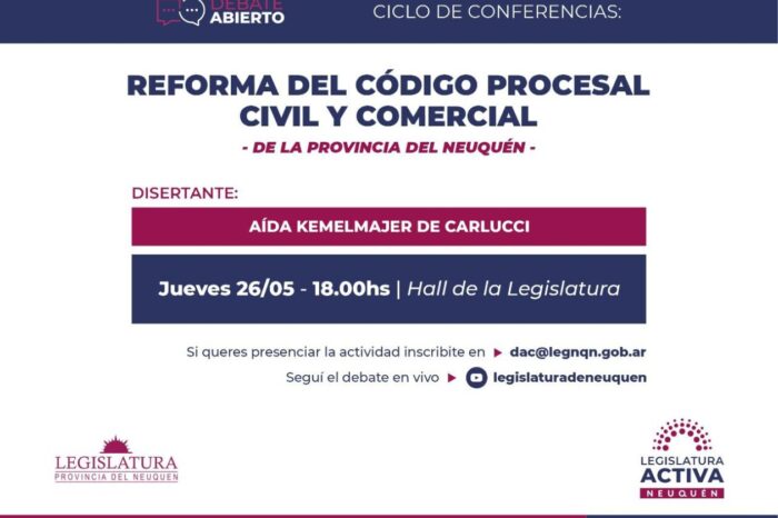 <strong>Con la exposición de Aída Kemelmajer, continúa el debate abierto de la reforma procesal civil y comercial en la Legislatura</strong>