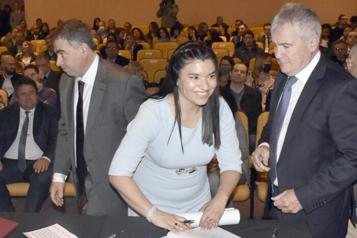 Gutiérrez participó del acto de juramento de Mazieres y Merlo en el TSJ