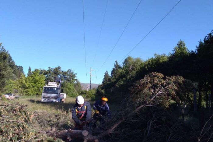 San Martín y Junín de los Andes, sin luz, por mantenimiento estacional programado en Alicurá