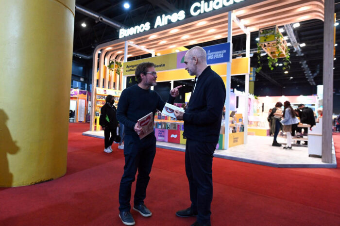 Rodríguez Larreta visitó la Feria del Libro