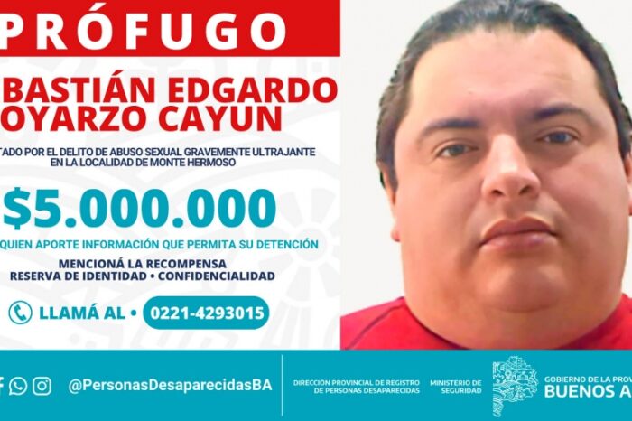 Ofrecen hasta $5 millones por datos de un prófugo acusado de abuso sexual