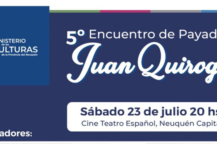 Invitan al &nbsp;V Encuentro de Payadores y Payadoras «Juan Quiroga»