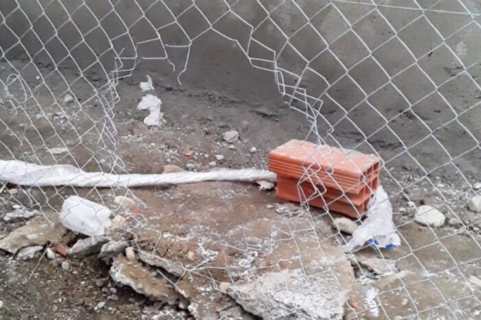 Hechos vandálicos retrasan la ejecución de una obra por emergencia hídrica en Junín de los Andes