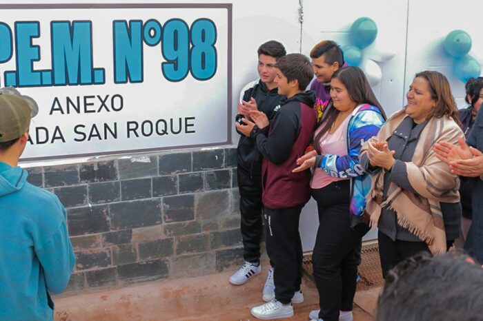 Se puso en marcha la escuela secundaria en Aguada San Roque