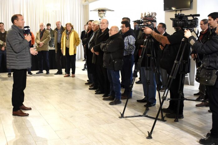 Gutiérrez asistió al acto por el Día del Camarógrafo Argentino