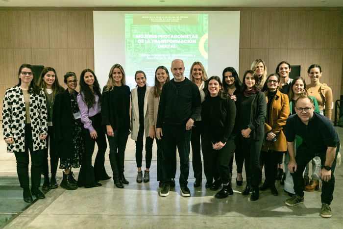 Rodríguez Larreta participó de un encuentro de mujeres sobre transformación digital