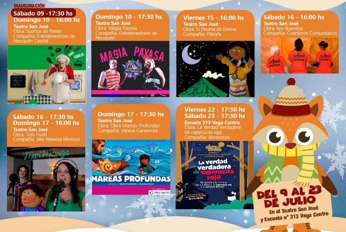El “Festival Infantil de Invierno” se disfruta en San Martín de los Andes