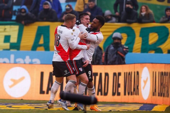 De la mano de Borja, River fue una ráfaga y goleó en Mar del Plata a Aldosivi