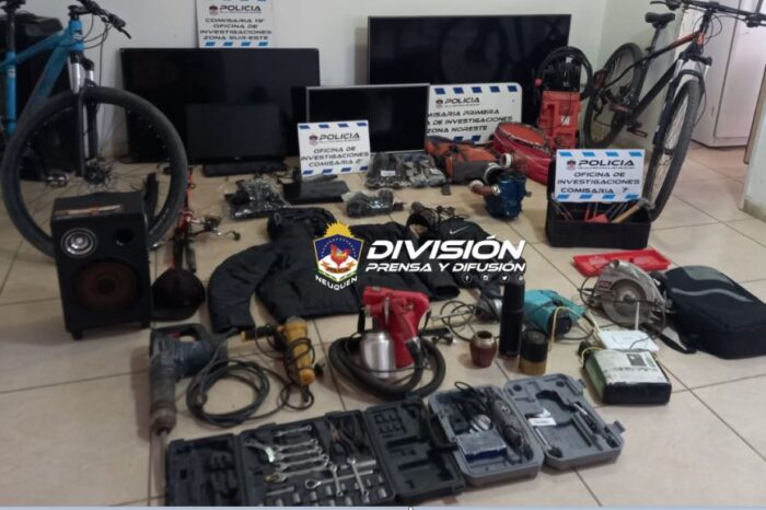 Allanamientos con tres demorados y elementos malhabidos secuestrados