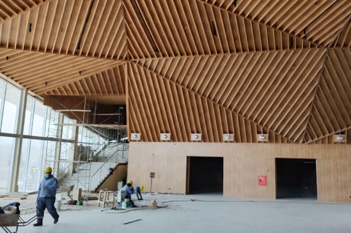Así avanza la obra del Centro de Convenciones y Exposiciones de la ciudad de Neuquén