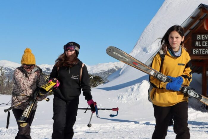 El Parque de Nieve Batea Mahuida inauguró la temporada de invierno