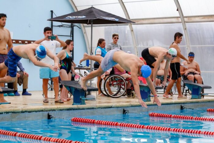Se realizó el Zonal Confluencia de natación adaptada