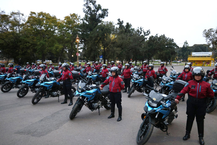La Policía de la Ciudad de Buenos Aires suma 100 nuevas motos