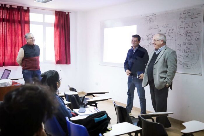 <strong>Koopmann en Plaza Huincul: defendió el regreso del tren y anunció trabajo conjunto con la Universidad Tecnológica</strong>