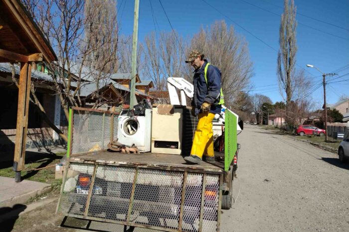 Junín de los Andes: Sexta Campaña de Recolección Diferenciada de Línea Blanca fue todo un éxito