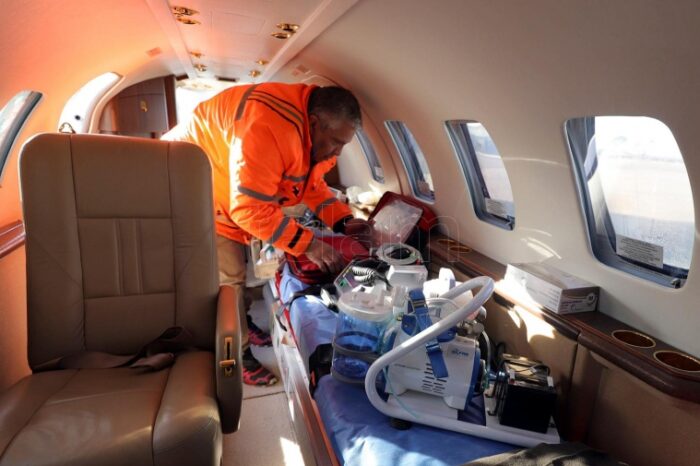 Presentaron el nuevo avión sanitario de la provincia de Río Negro