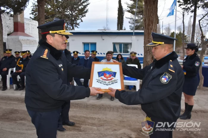 Acto por el 120° Aniversario de la Comisaria N° 37 de Tricao Malal