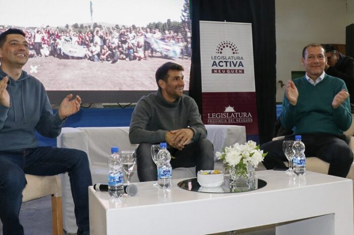 Leonardo Ponzio se sumó a la revolución del deporte neuquino