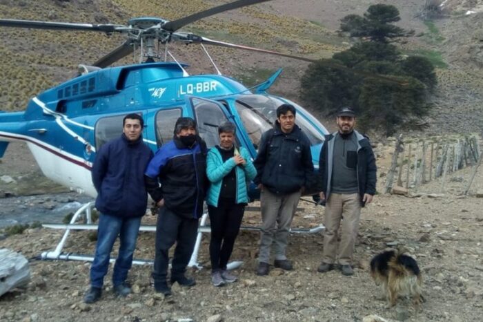 Asisten a crianceros en cercanías de Zapala